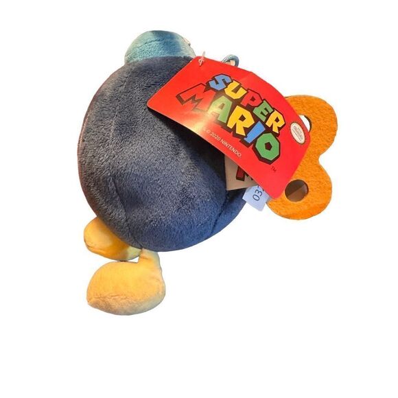 Super Mario Bros Bob-Omb Plushie With Tags 8” 2020 - Picture 2 of 9